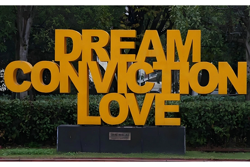 3D channel letters for park